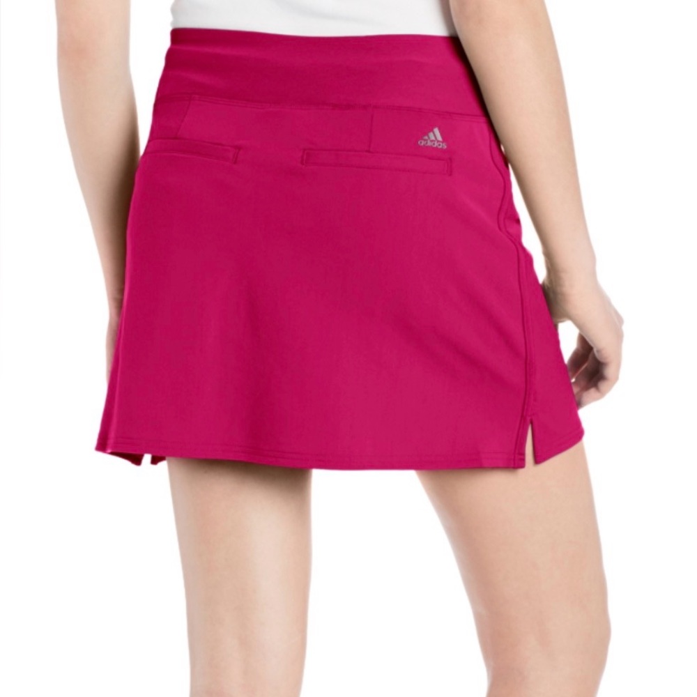 Adidas Magenta Skort 10 Magenta Pink Fuschia Golf Clima Cool Pockets NWT $70